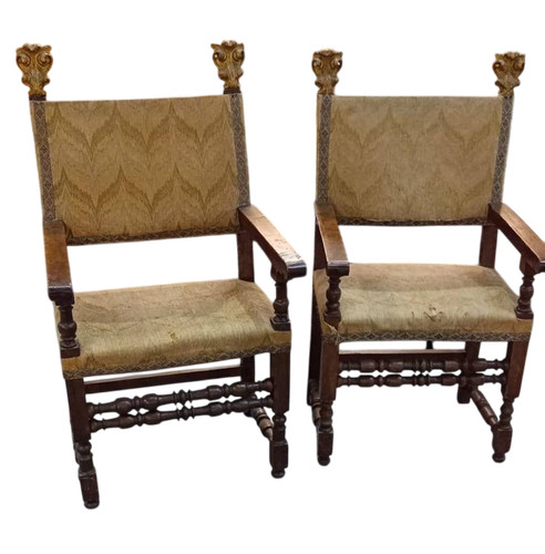 Coppia antiche poltrone - di,