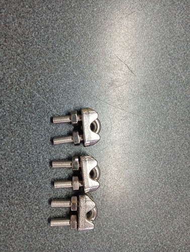 Morsetto acciaio inox fune - inox, p/fune