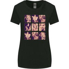 Marilyn Collage Celebrity Fashion T-Shirt Donna Taglio Ampio