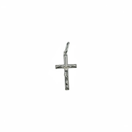 Croce argento robusta stile - croce, in
