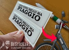 2 stemmi divertenti per motorino CIAO non sono bello ma piaggio moped