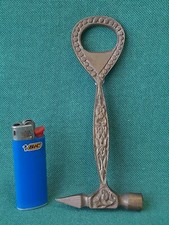 VECCHIO RARO CAVATAPPI APRIBOTTIGLIE A FORMA DI MARTELLO IN OTTONE VINTAGE. AN94