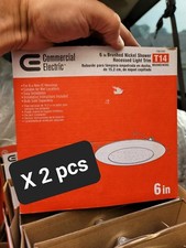 QTY (2) 6" in nichel