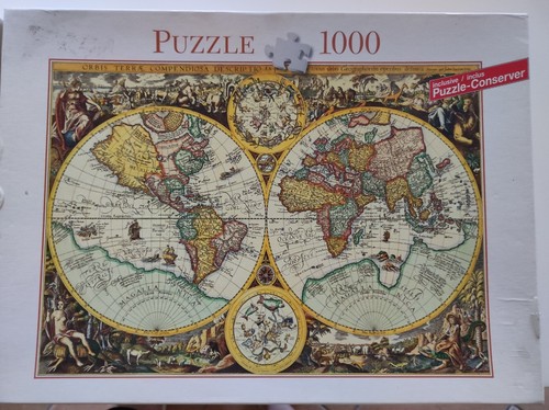 Puzzle 1000 pezzi mappamondo - puzzle,
