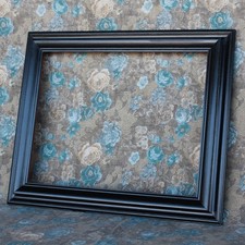 Cornice NEOCLASSICA Laccata NERA in LEGNO e Pastiglia Epoca 900 Antica Vintage