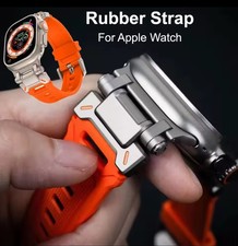 Apple Watch Luxury Bracelet Rubber Richard Fashion Mille Serie 10 9 8 7 6 5