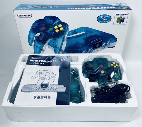 Console nintendo clear blue - nintendo, 64