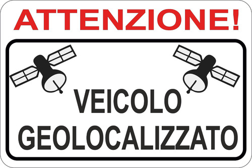 Adesivo segnaletica veicolo - segnaletica,