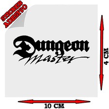 Sticker Adesivo Decal i'm The Dungeon Master D&D Logo Role Play Game Dragons