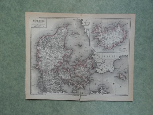 Danimarca stampa 1895 meyers - danimarca,