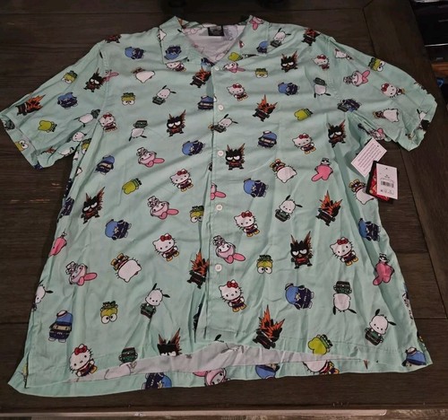 Nuova camicia uomo hello kitty - nuova,