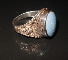 Anello argento sterling porta