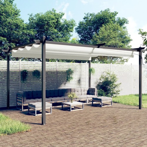 Pergola giardino con tetto - da,