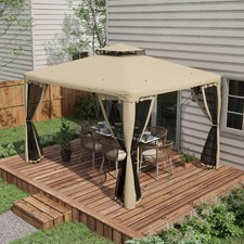 Taupe Patio Gazebo Tier