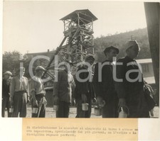 1935 ca Miniera di NICCIOLETA Distribuzione di minestra ai minatori *Foto RARA