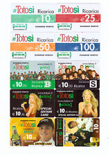 10 SCHEDE RICARICA  TOTOSI