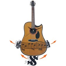 Orologio da parete oscillante per chitarra acustica, regalo per amanti della chitarra musicisti decorazione.