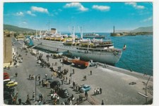 MESSINA - TRANSATLANTICO IN PORTO - VIAGG. -21877-