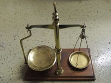  Grande antica bilancia da 2 libbre in ottone del 1800 W&T. Avery Ld classe B
