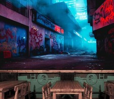 Carta parati graffiti - carta,