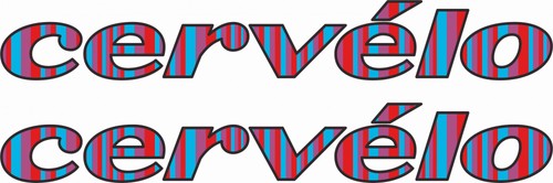 Adesivi telaio cervelo logo - adesivi,
