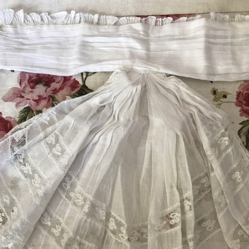Ancien col jabot xix siècle - jabot,
