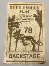 Fleetwood Mac Backstage Pass