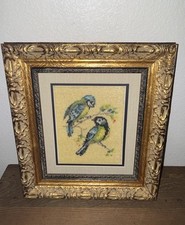 Antico Uccellino Vetro Perline