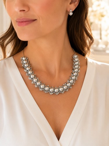 Collana uncinetto girocollo