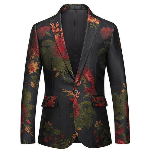 Giacca blazer uomo stampa