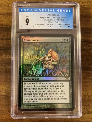 Mtg abundance foil - mtg✨abundance, foil✨decima