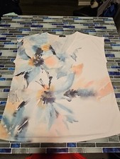 Blusa donna bianca stampa