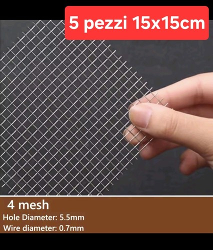 Reti 4mesh metallica - reti, 15x15cm
