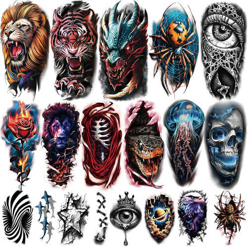 Fogli tatuaggi temporanei - 77,