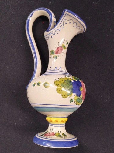 Vaso brocca ceramica firmata - vaso,