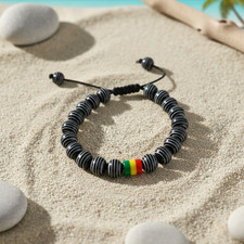 Nero Bracciale di Perle