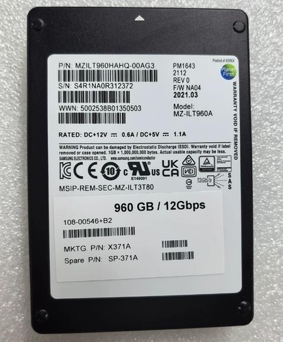 Samsung pm1643 960 - pm1643, gb