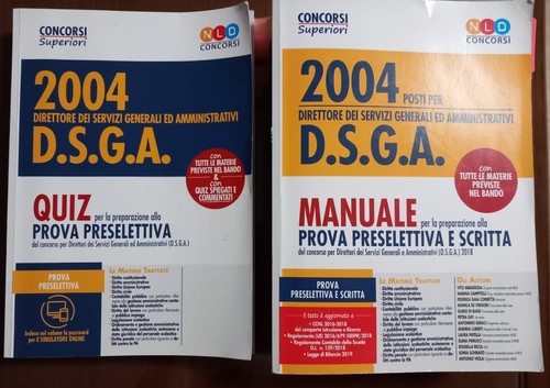 Dsga 2019 manuale - manuale, quiz