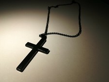 Collana Crocifisso Colore nero
