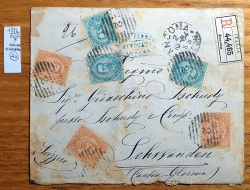 Italy regno 1884 - italy, busta