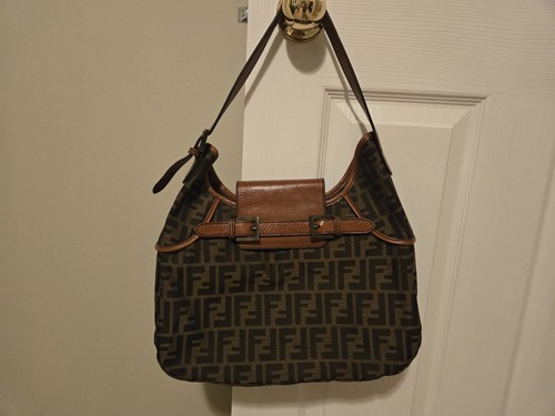 Fendi zucca canvas - zucca, tobacco
