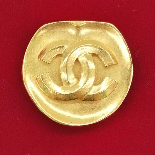 Spilla chanel metallo dorato - spilla,