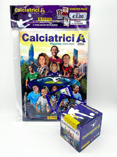 Calciatrici panini 2025 2026 - calciatrici,