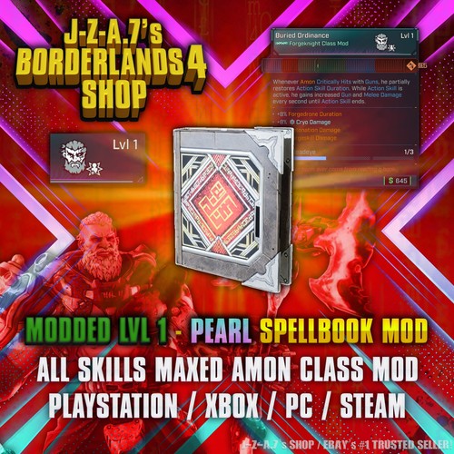 Borderlands modded class - borderlands,