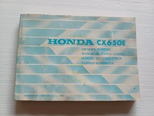 HONDA CX 650 E 1982 manuale
