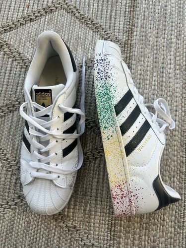 Adidas superstar rainbow paint - adidas,