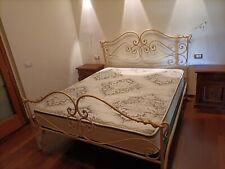 letto matrimoniale  in ferro battuto 