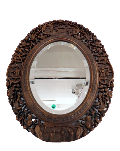 Specchio cinese legno - in,