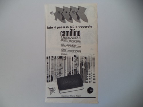 Advertising pubblicità 1962 - pubblicità,
