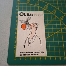 adesivo vintage STICKER kleber olbas modello d